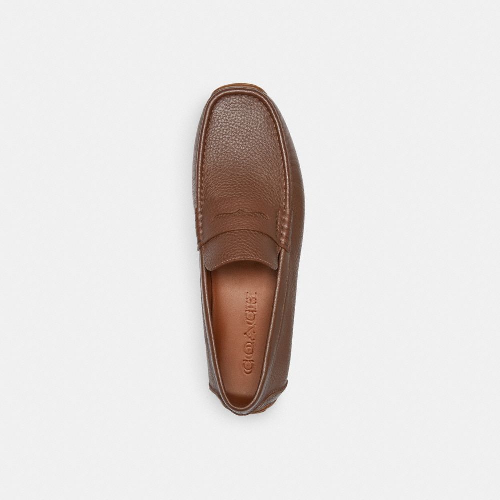 Brown Coach Luca Men Drivers Shoes | SG_CH66873