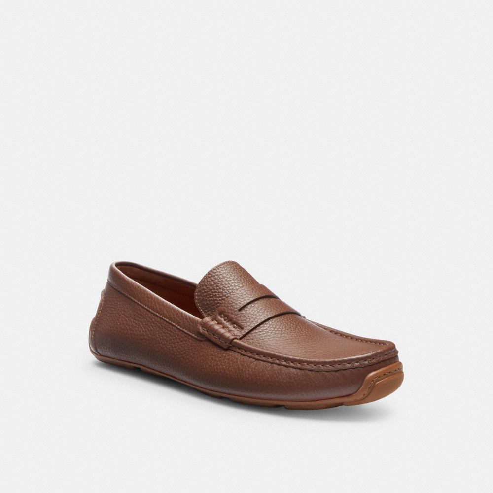 Brown Coach Luca Men Drivers Shoes | SG_CH66873