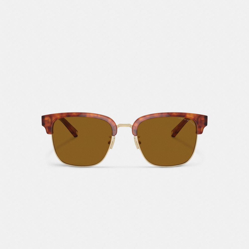 Brown Coach Retro Men Sunglasses | SG_CH44982