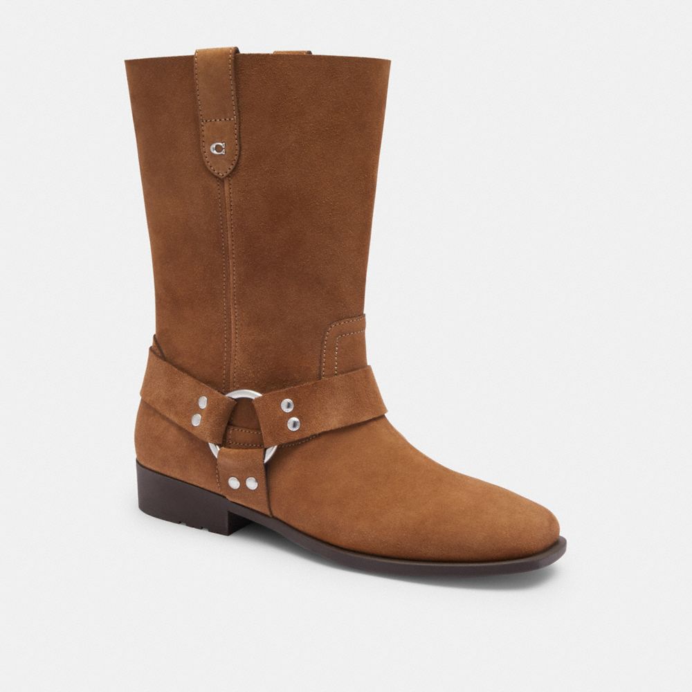 Brown Coach Tara Biker Coconut Women Boots | SG_CH24038