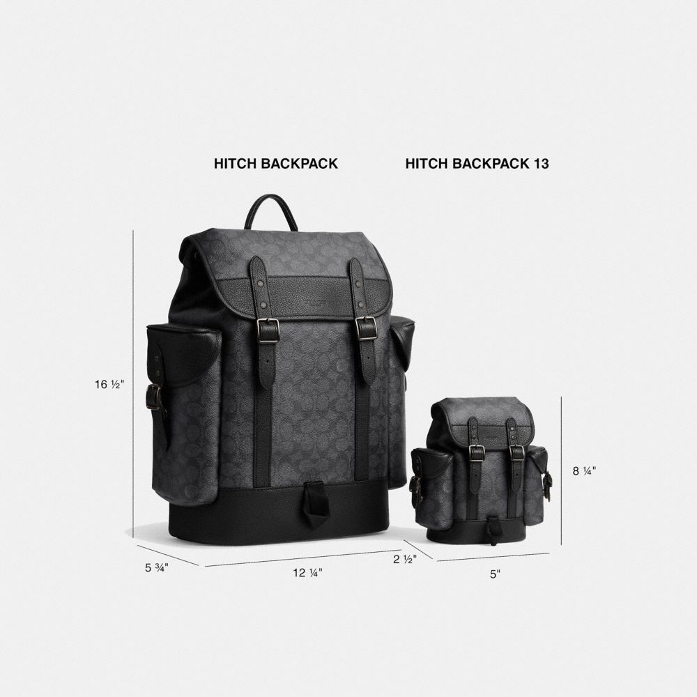 Dark Coach Hitch 13 Leather Men Backpacks | SG_CH21628