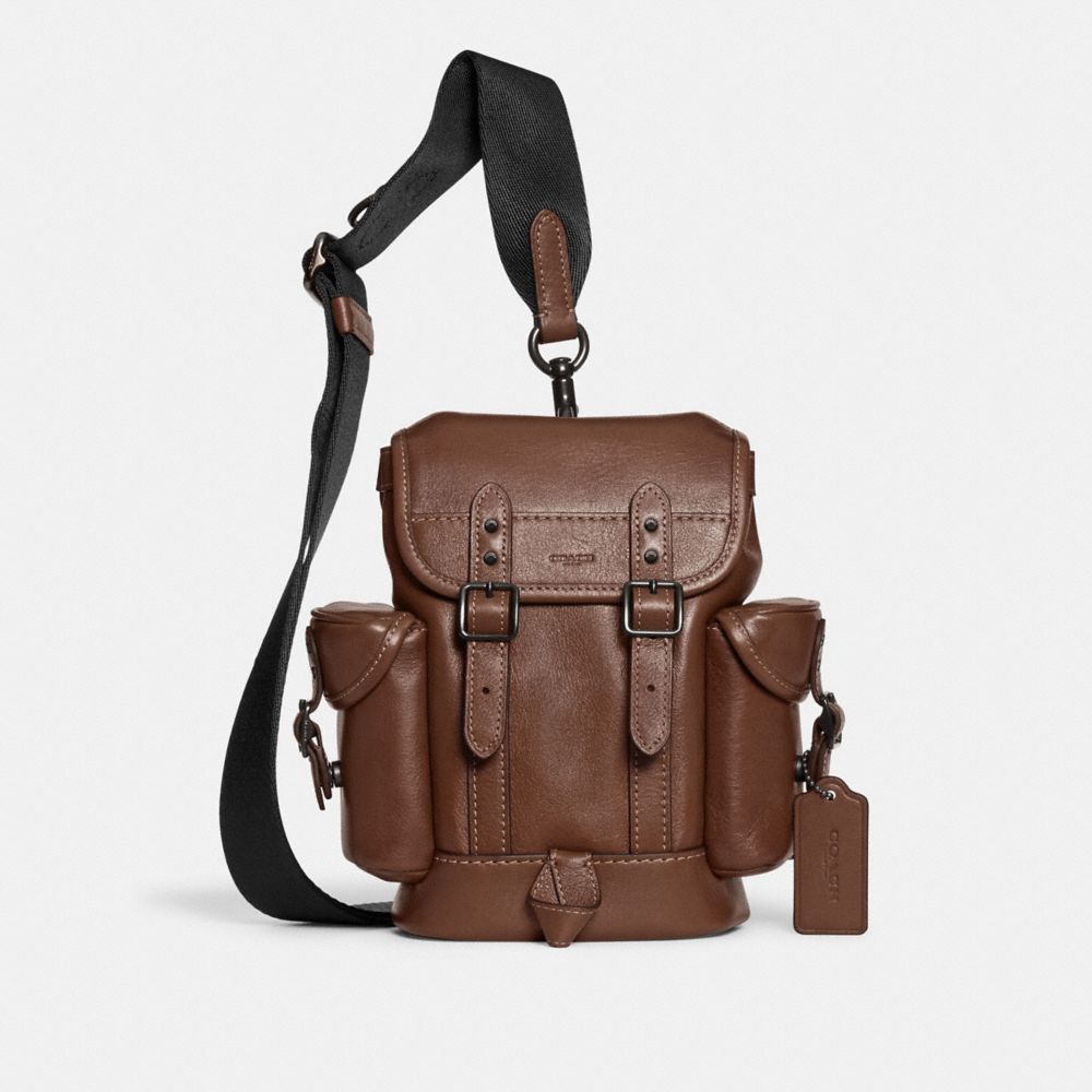 Dark Coach Hitch 13 Leather Men Backpacks | SG_CH21628