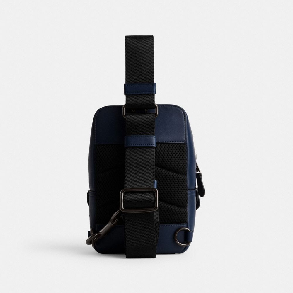 Deep Blue Coach Gotham Sling Pack 13 Men Crossbody Bags | SG_CH29980