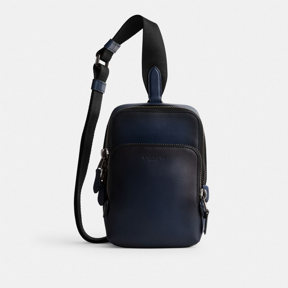 Deep Blue Coach Gotham Sling Pack 13 Men Crossbody Bags | SG_CH29980