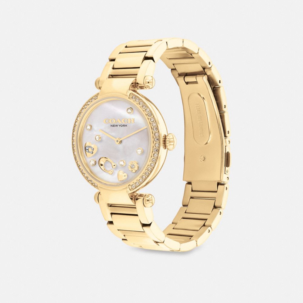 Gold Coach Cary 34 Mm Women Watches | SG_CH60712