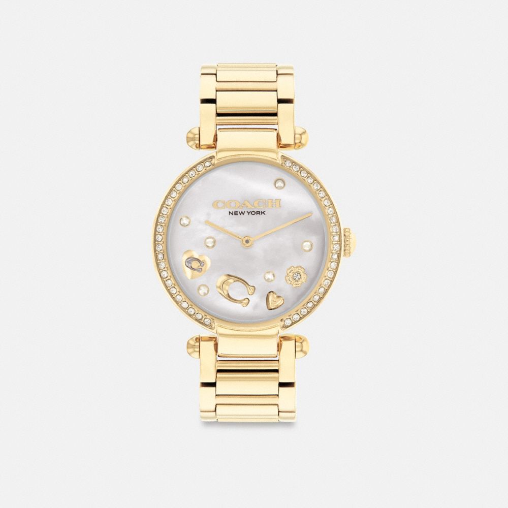 Gold Coach Cary 34 Mm Women Watches | SG_CH60712