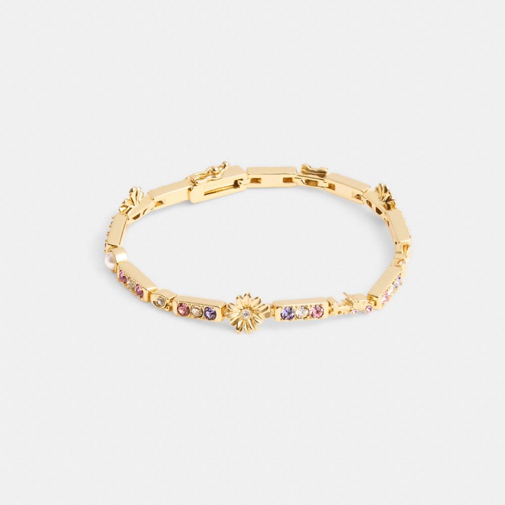 Gold Coach Garden Tennis Women Bracelets | SG_CH96483