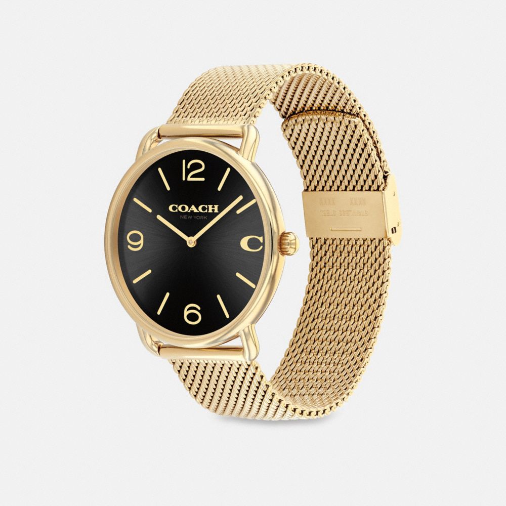 Gold / Black Coach Elliot 41 Mm Men Watches | SG_CH73888