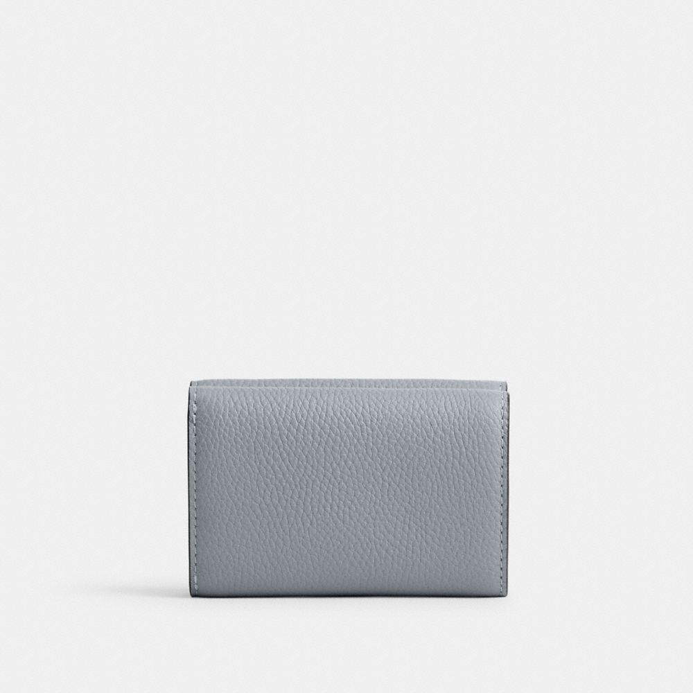 Grey Blue Coach Essential Mini Trifold Women Small Wallets | SG_CH78709