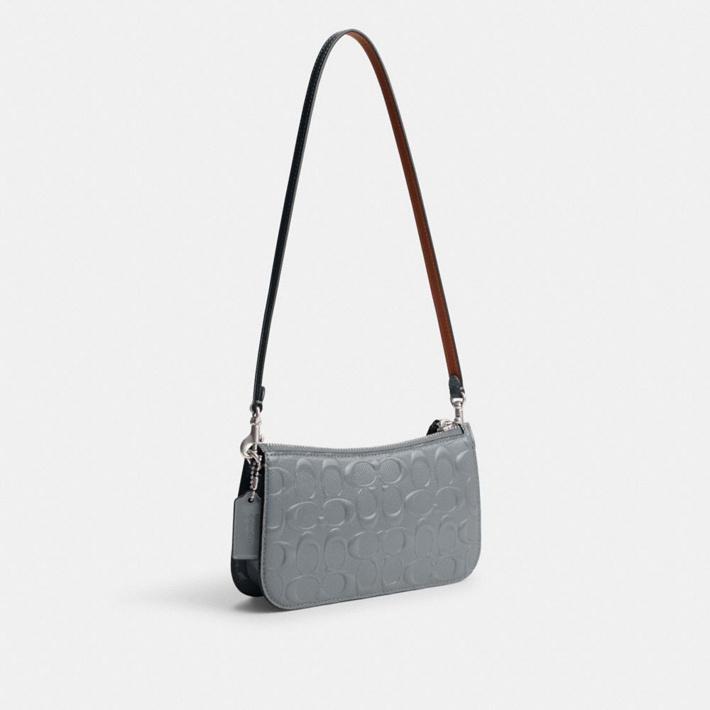 Grey Blue Coach Penn In Signature Leather Women Shoulder Bags | SG_CH26152