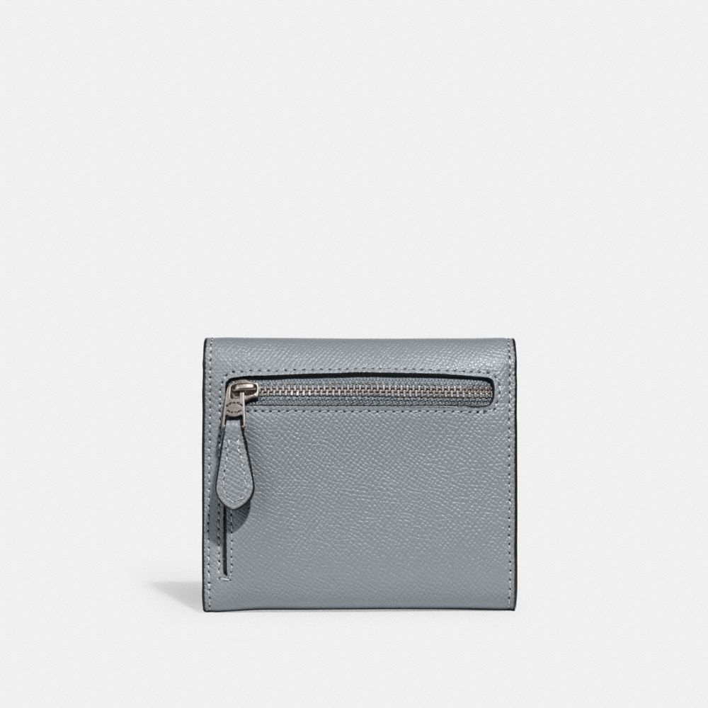 Grey Blue Coach Wyn Leather Women Small Wallets | SG_CH10641