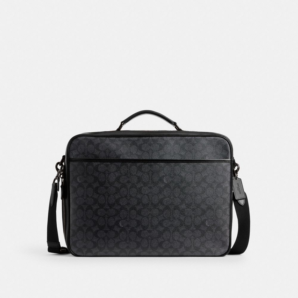 Grey Coach Gotham Convertible In Signature Men Briefcase | SG_CH97521