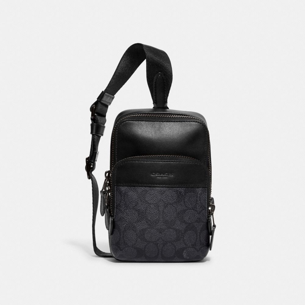 Grey Coach Gotham Sling Pack 13 In Signature Men Backpacks | SG_CH53934