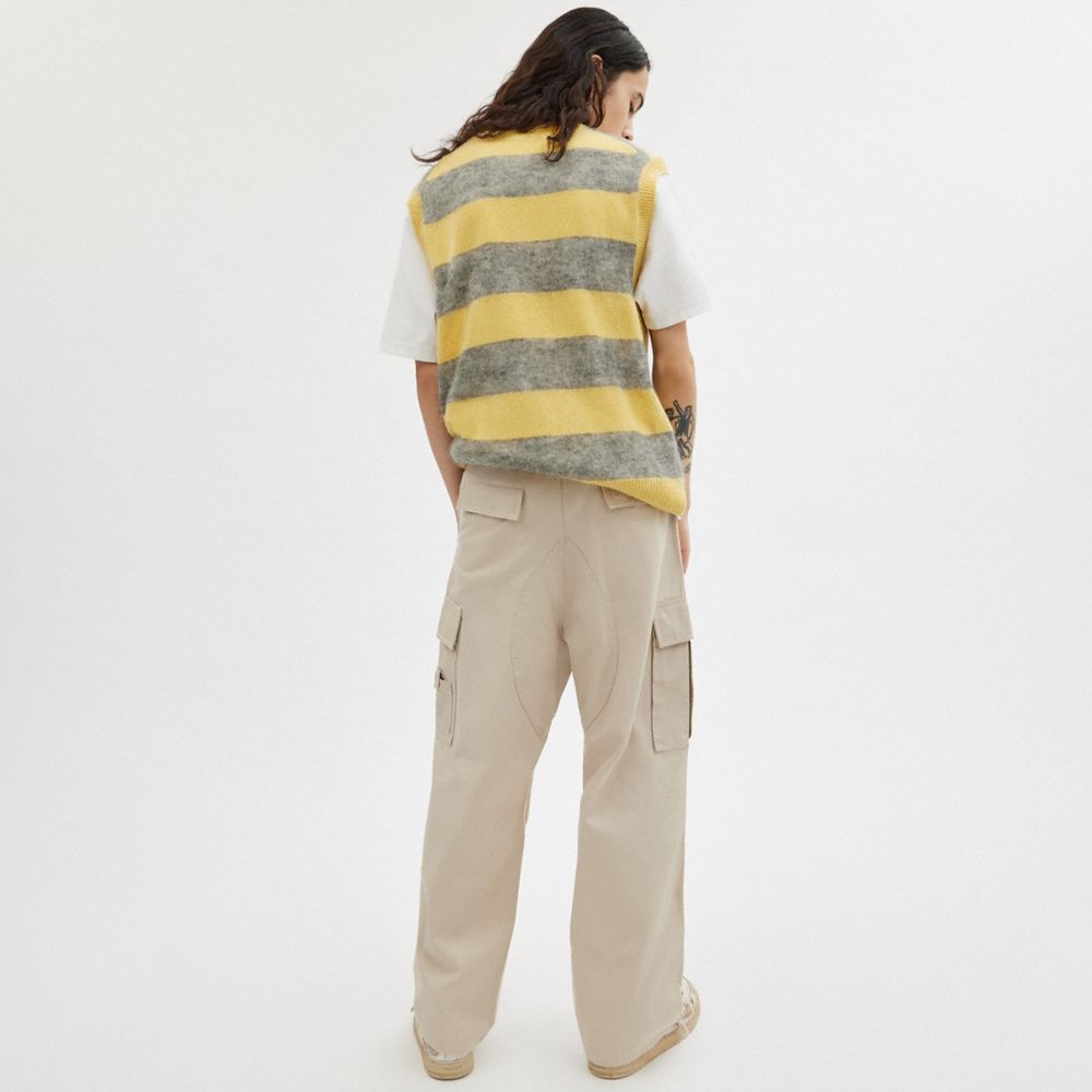 Khaki Coach Cargo Men Pants | SG_CH76416