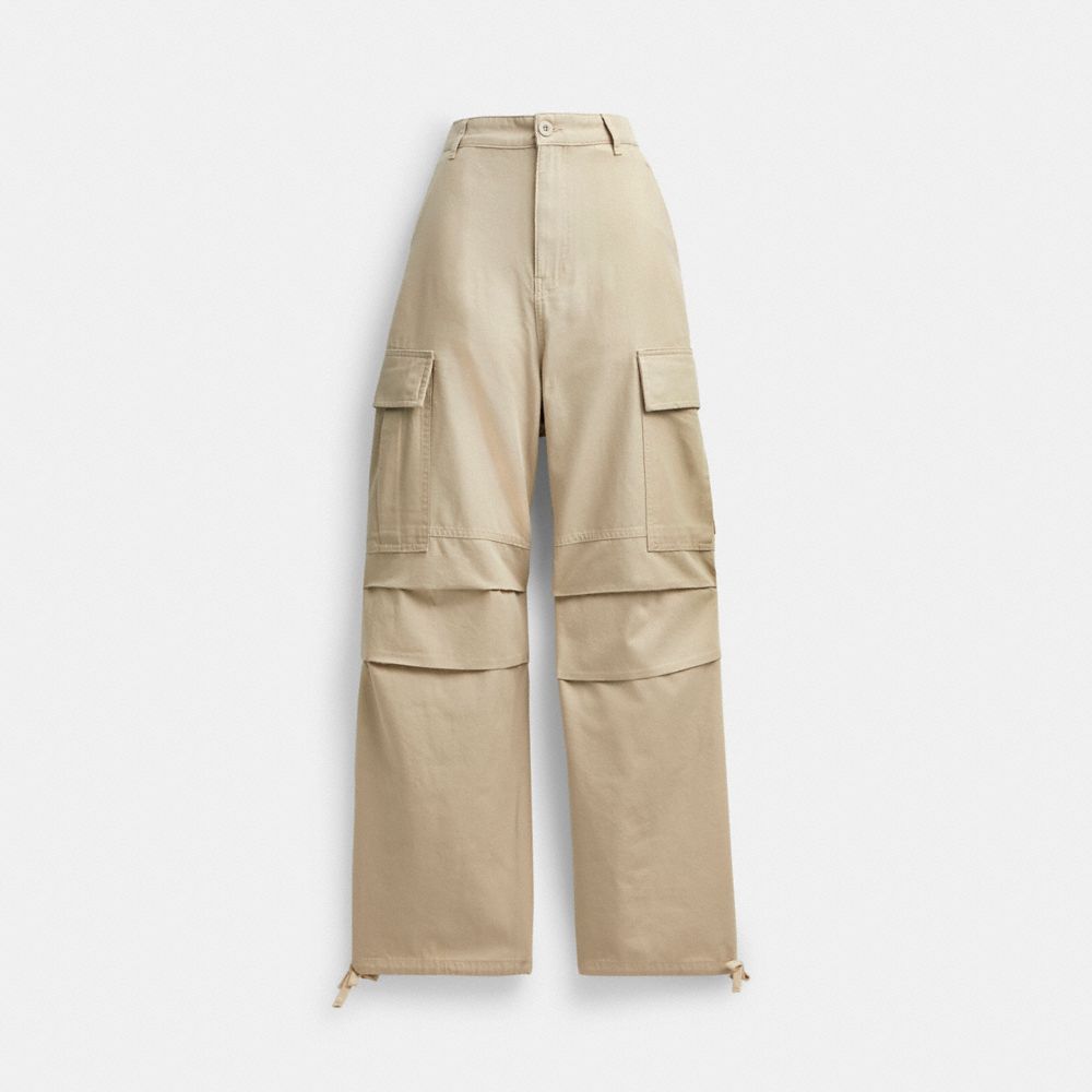 Khaki Coach Cargo Men Pants | SG_CH76416