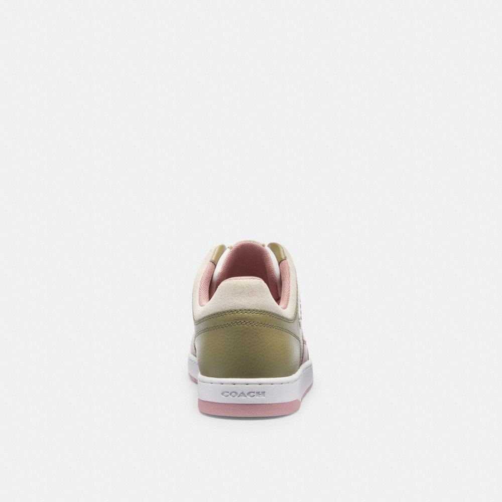 Light Rose Coach C201 Low Top Moss Women Sneakers | SG_CH75215