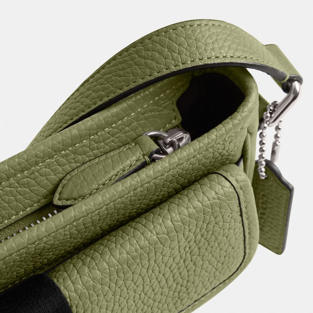 Olive Coach Beck Slim Moss Men Crossbody Bags | SG_CH43245