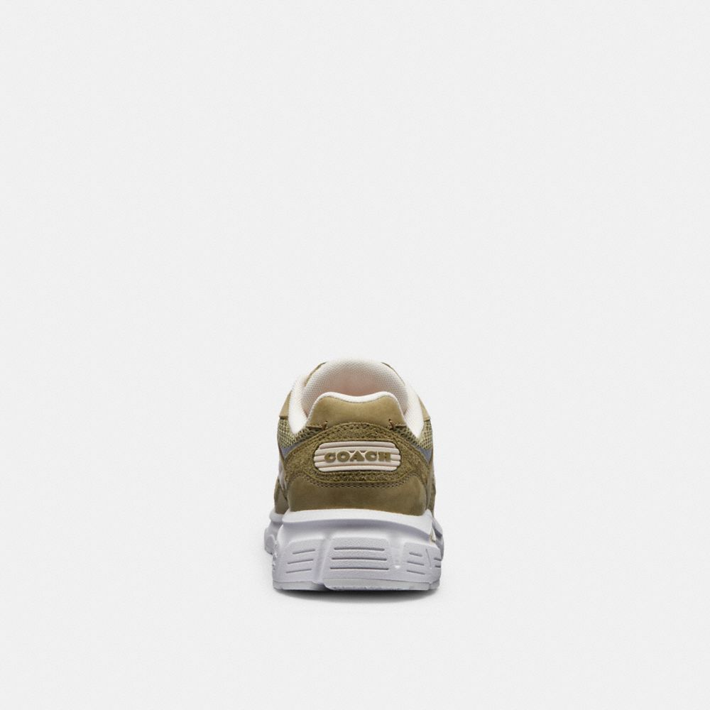 Olive Coach C301 Moss Women Sneakers | SG_CH22463