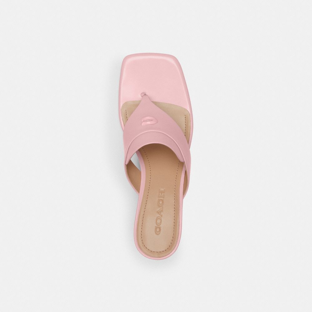 Pink Coach Bree Soft Women Sandals | SG_CH38721