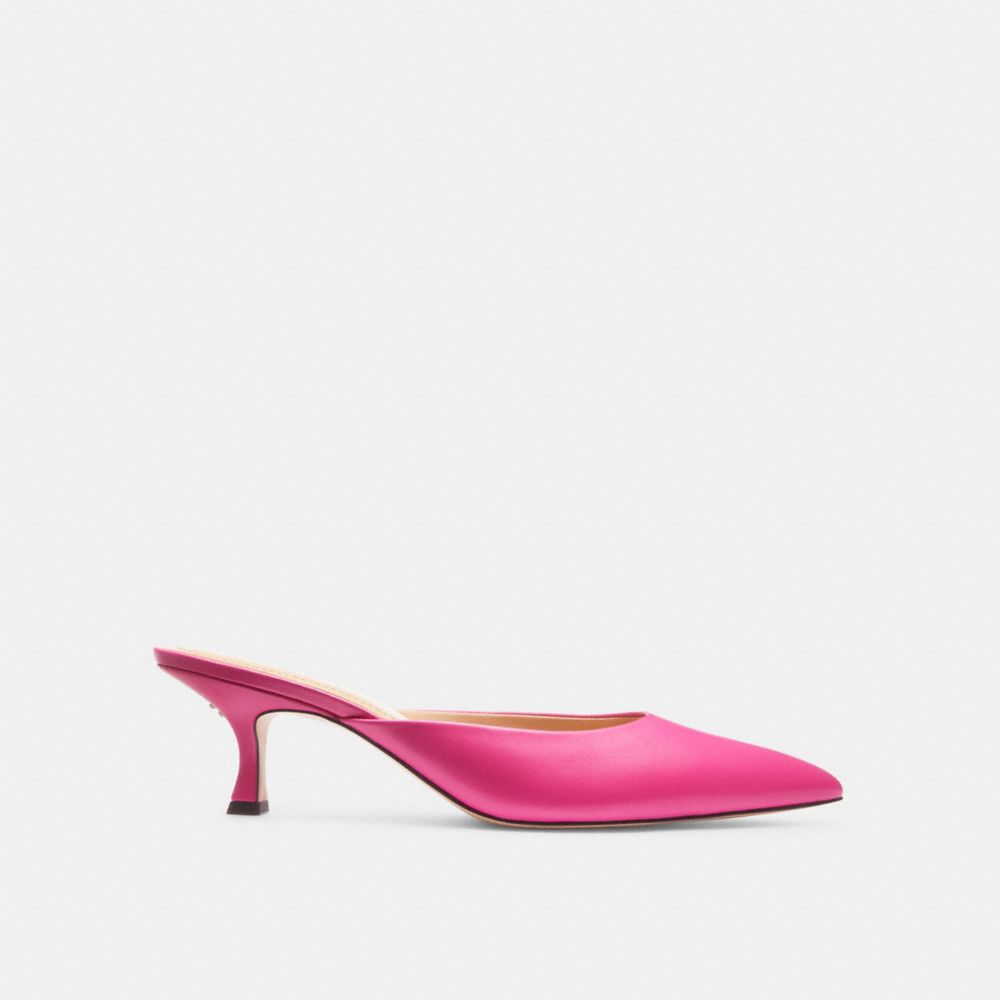 Pink Coach Renn Bright Fuschia Women Mules | SG_CH98892