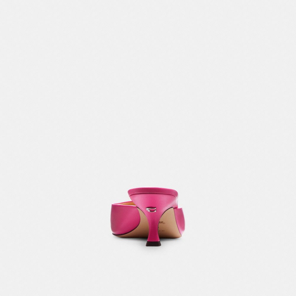 Pink Coach Renn Bright Fuschia Women Mules | SG_CH98892