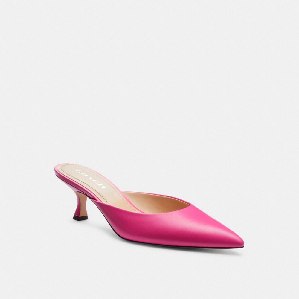 Pink Coach Renn Bright Fuschia Women Mules | SG_CH98892