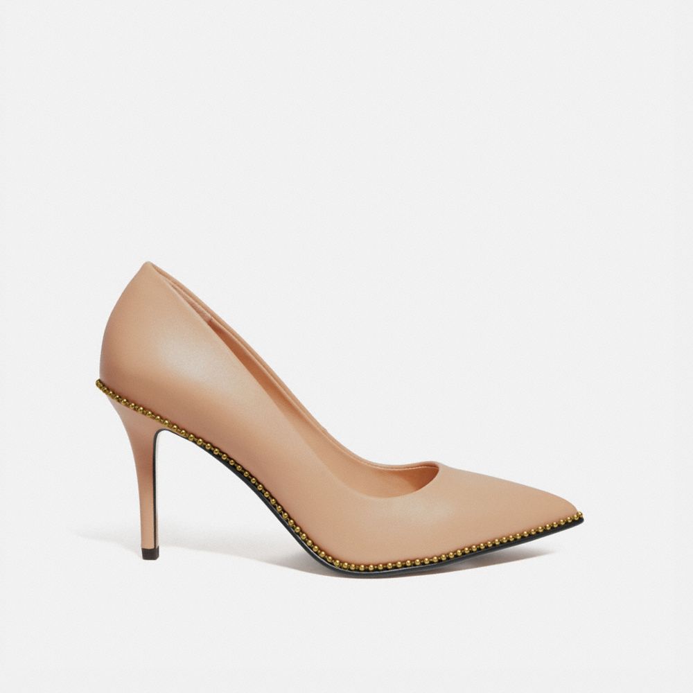 Rose Coach Waverly Leather Women Pumps | SG_CH69293