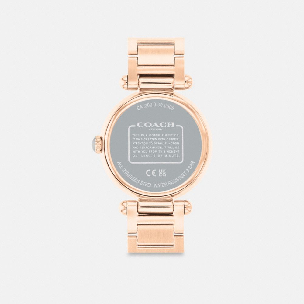 Rose Gold Coach Cary 34 Mm Women Watches | SG_CH34742