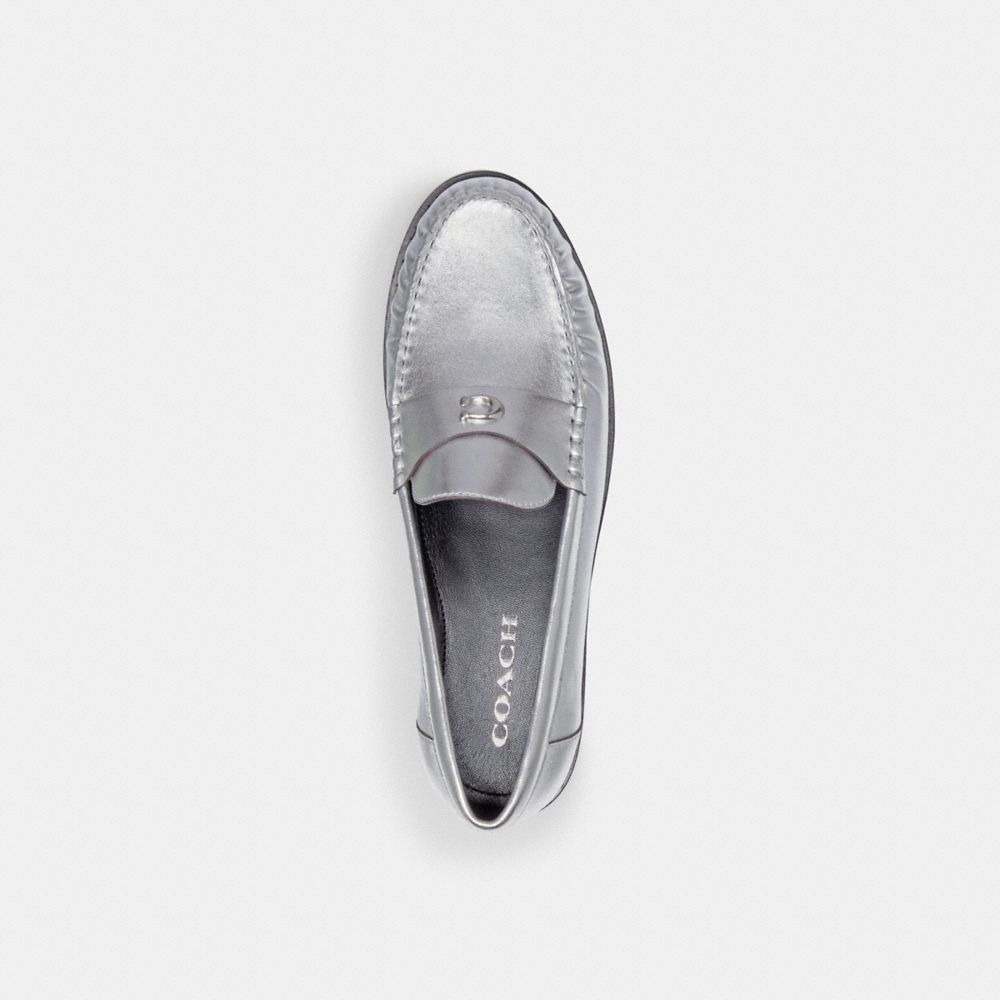 Silver Coach Jolene Women Loafers | SG_CH91012