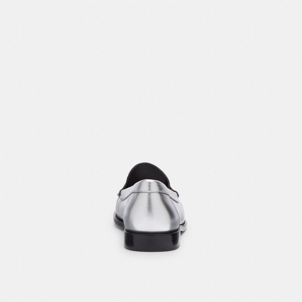 Silver Coach Jolene Women Loafers | SG_CH91012