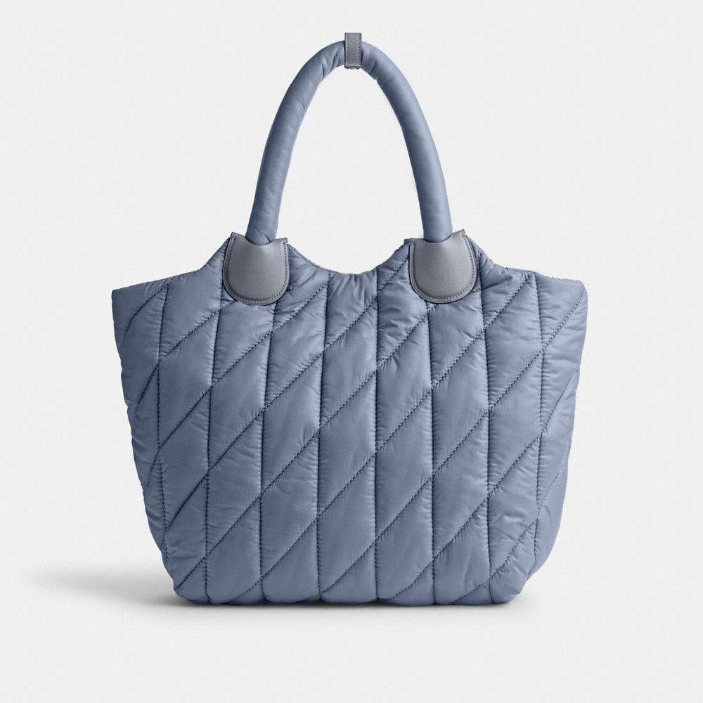 Silver / Blue Coach Iris Women Tote Bag | SG_CH13108