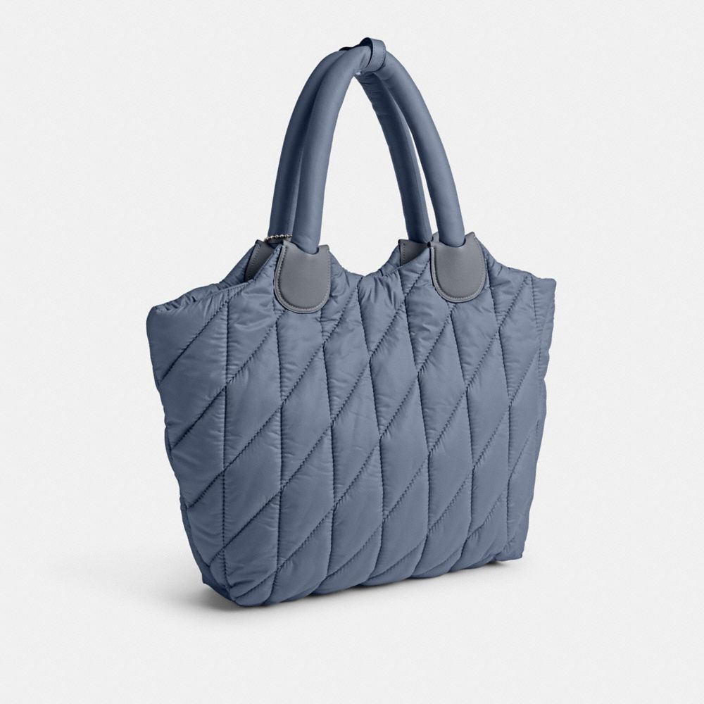 Silver / Blue Coach Iris Women Tote Bag | SG_CH13108