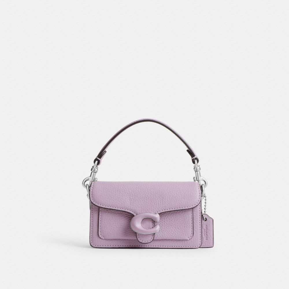 Silver / Purple Coach Tabby 12 Women Crossbody Bags | SG_CH97421