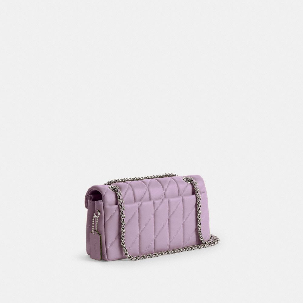 Silver / Purple Coach Tabby 26 With Quilting Nappa Leather Women Shoulder Bags | SG_CH30650