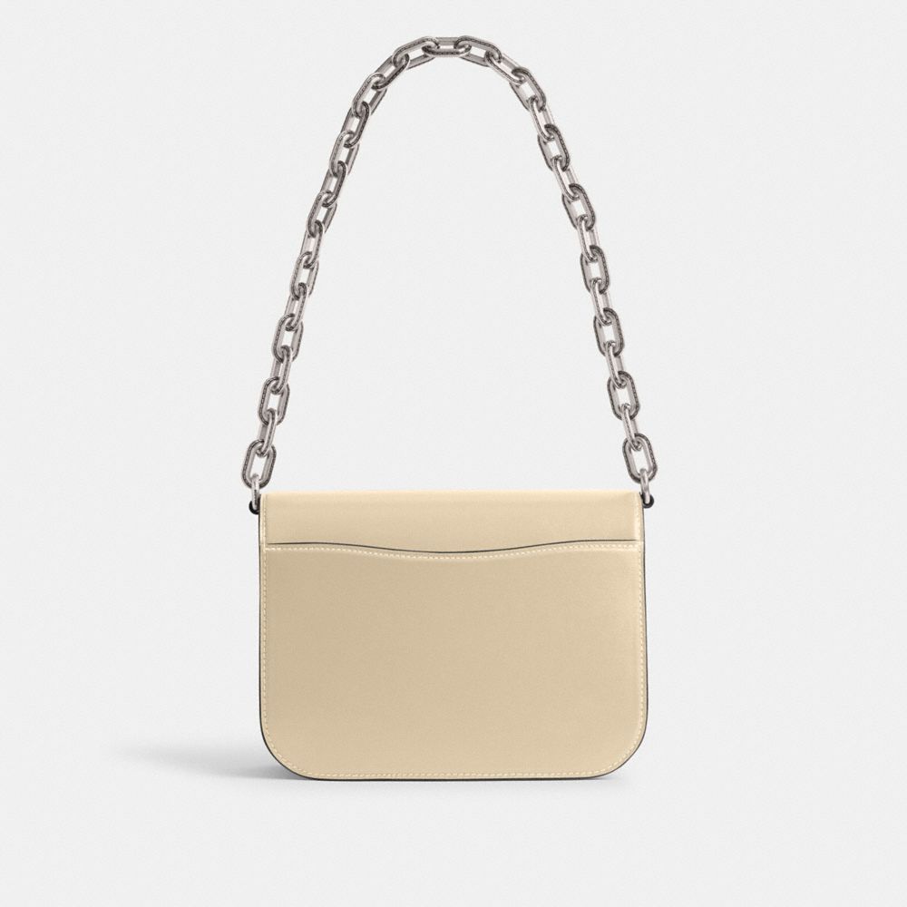 Silver / White Coach Idol Women Shoulder Bags | SG_CH40968