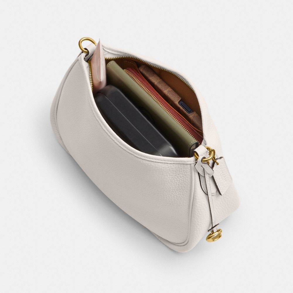 White Coach Cary Pebble Leather Women Crossbody Bags | SG_CH81348