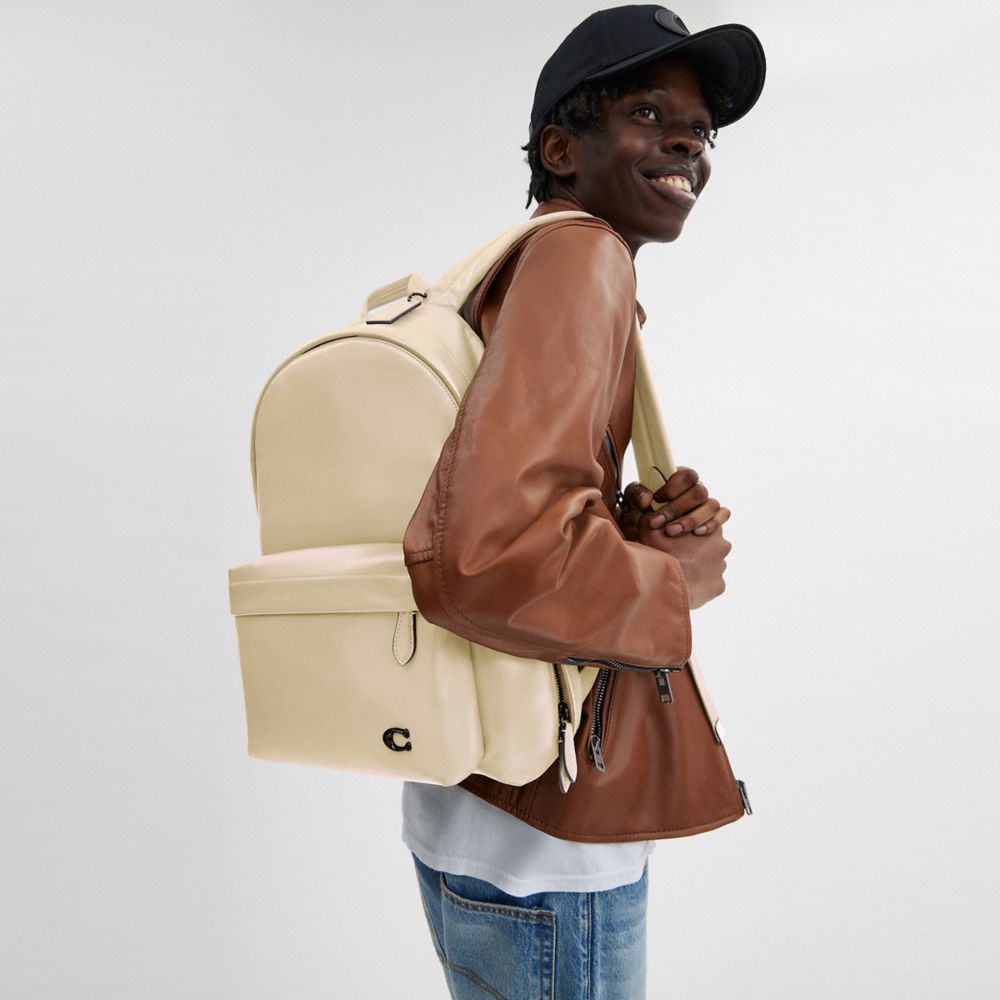 White Coach Hall Men Backpacks | SG_CH13081