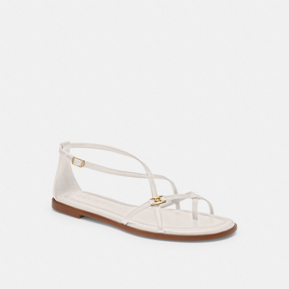 White Coach Jenni Chalk Women Sandals | SG_CH85867