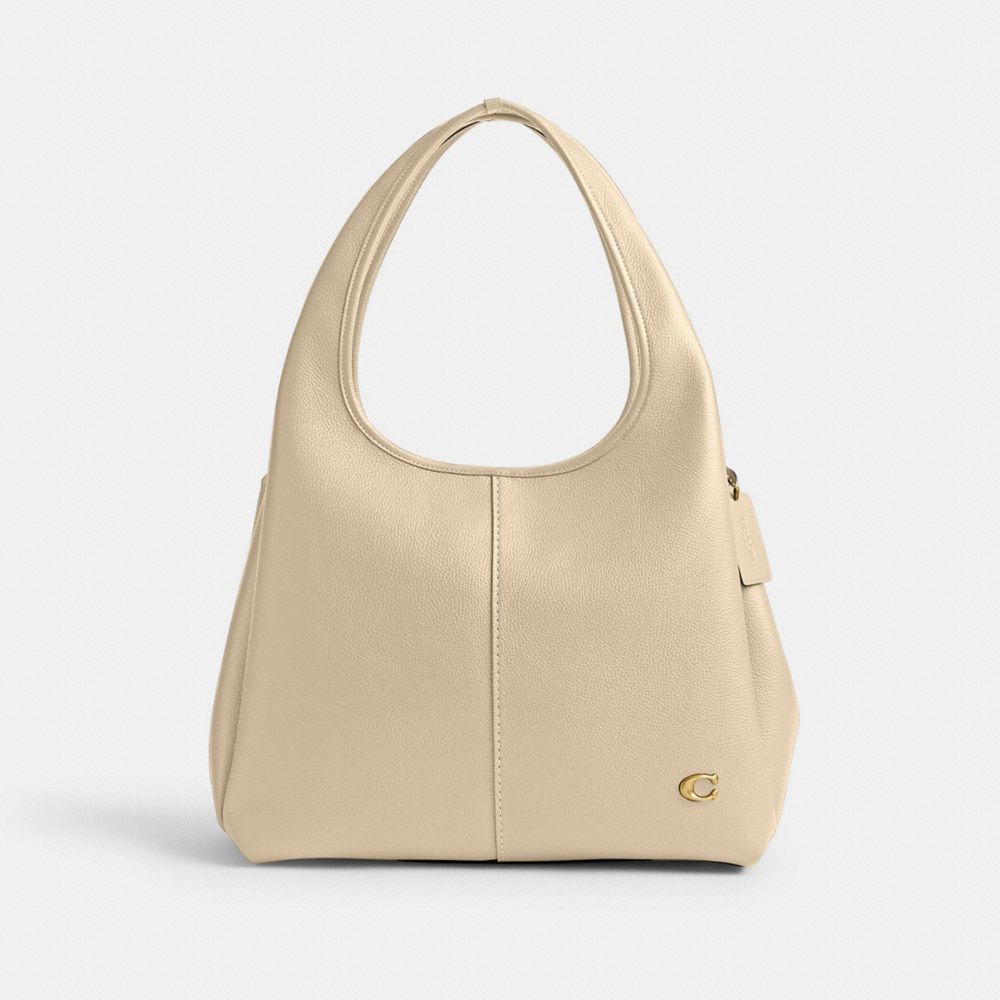 White Coach Lana Polished Pebble Leather Women Shoulder Bags | SG_CH38338