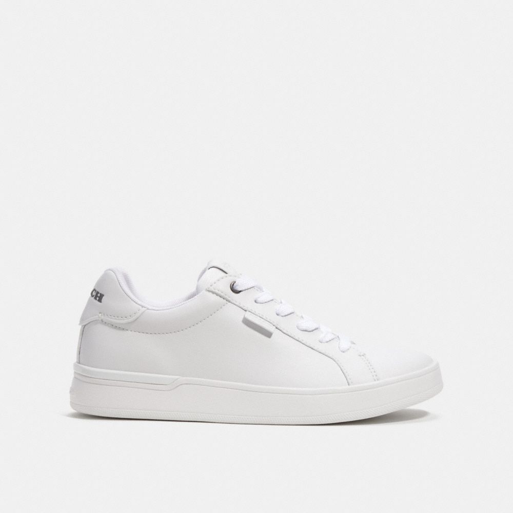 White Coach Lowline Low Top Optic Women Sneakers | SG_CH70457