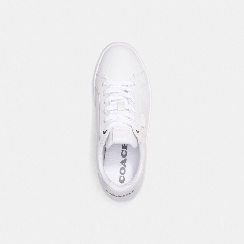 White Coach Lowline Low Top Optic Women Sneakers | SG_CH70457