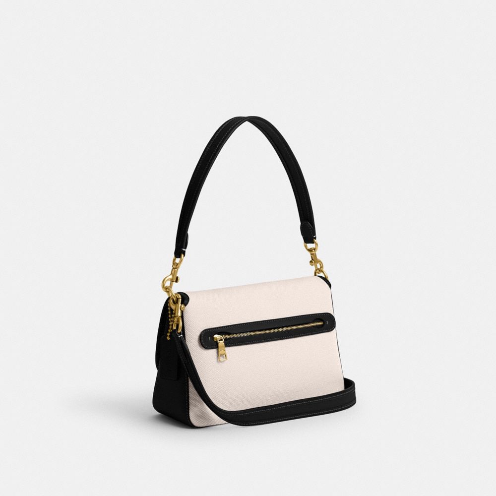 White Coach Soft Tabby Brass Women Shoulder Bags | SG_CH20599