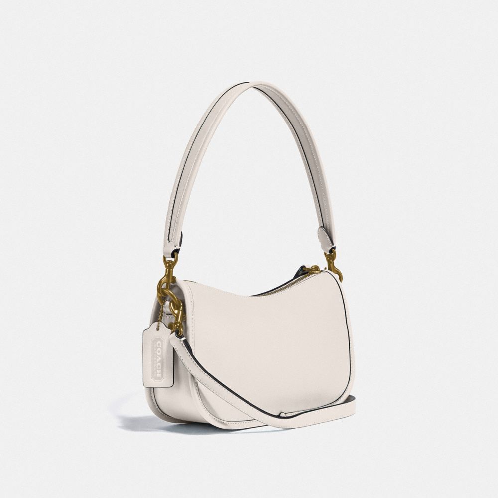 White Coach Swinger Smooth Leather Women Crossbody Bags | SG_CH93103