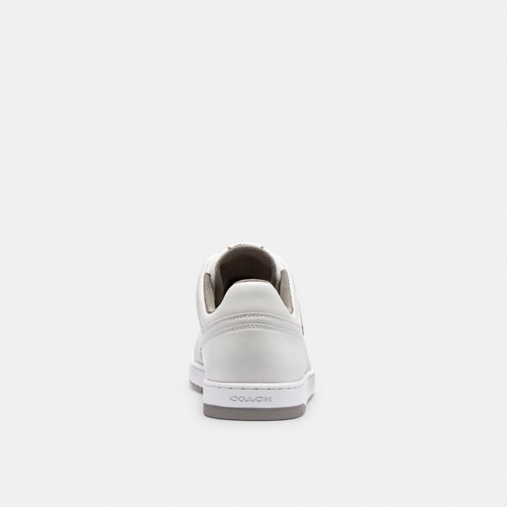 White / Grey Coach C201 Optic Men Sneakers | SG_CH36777