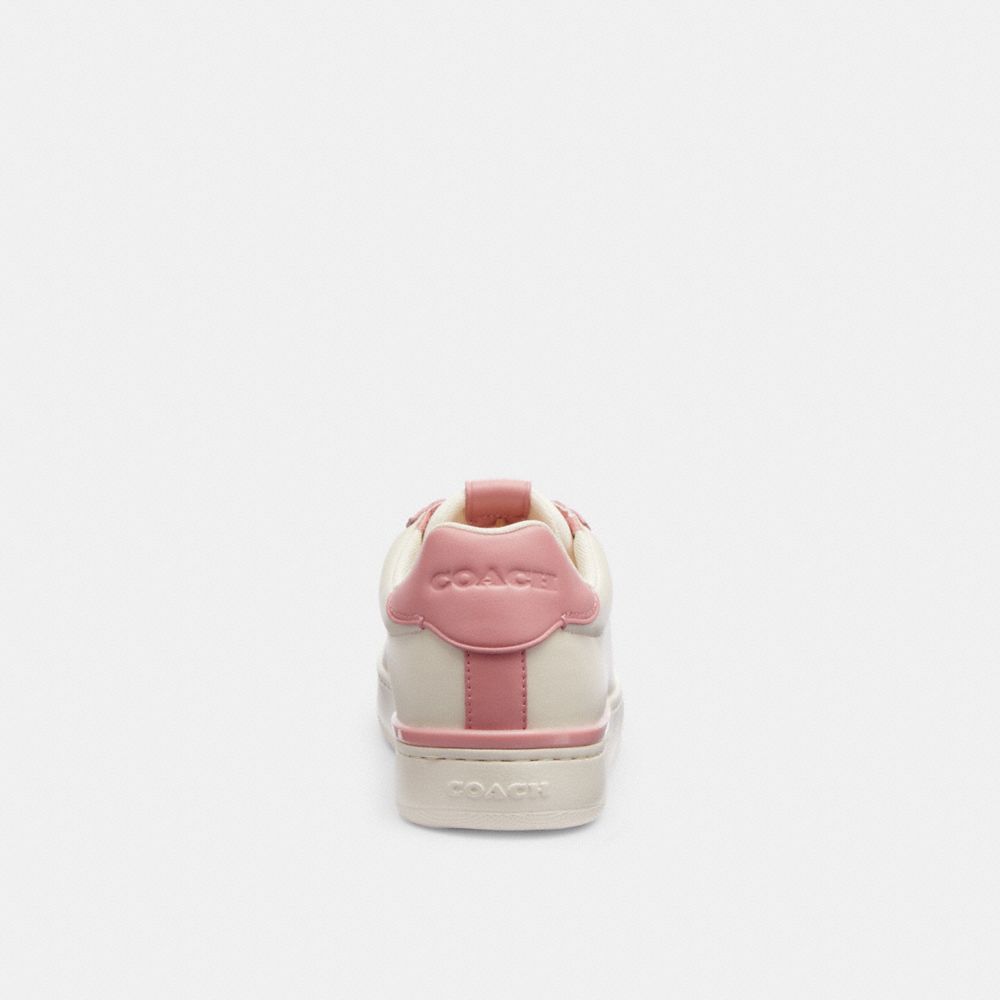 White / Pink Coach Lowline Low Top Bubblegum Women Sneakers | SG_CH55523